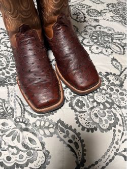 Bota ariat  avestruz original