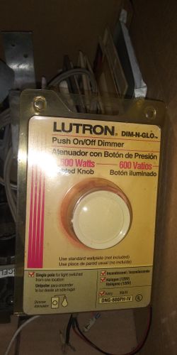 Electrical parts for a house