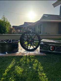 Mustang or Camaro Rims 20inch CURVA Stagared Set