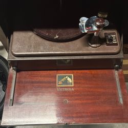 Victorola Radio, And Record Player