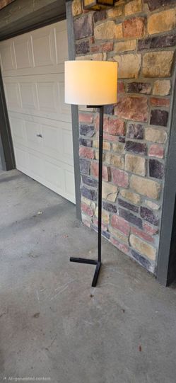 Floor Lamp with Drum Shade