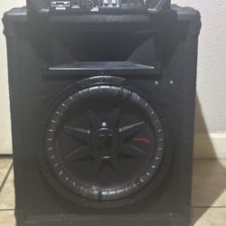 12inch Kicker With An  Rockford  Amplifier 400watts 