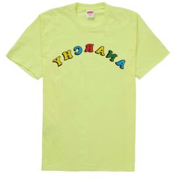 Supreme Jamie Reid Anarchy Tee Bright Yellow Small