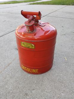 Metal gas storage 5 gallons