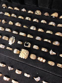 Gold jewelry men’s rings for sale 601 Chester ave