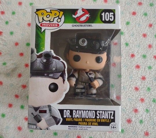 Funko POP! Movies Ghostbusters Dr. Raymond Stantz #105 Vinyl Figure New