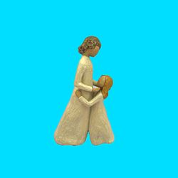Vintage 2000 Willow Tree "Close to Me" Mother & Daughter Figurine by Susan Lordi - Hand-Painted Sculpture - Mother's Day Gift - Collectible