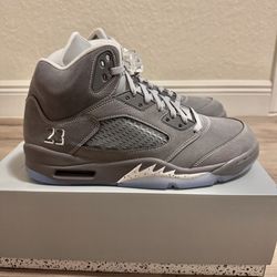 Jordan 5 Retro Wolf Grey Size 12