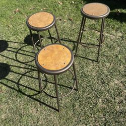 3 Bar Stools 