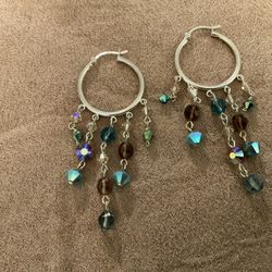 925 And Crystal Earrings