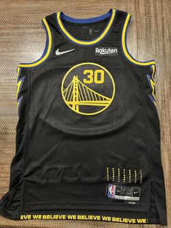 Steph Curry Nike City Mixtape Black Jersey with Rakuten Logo SUPER RARE! 