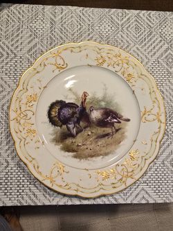 KPM Finest 9 3/4" Plate With Game Birds, Incredible Detail & Quality!