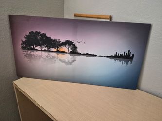 Painting Print Wall Decor Guitar/ Landscape