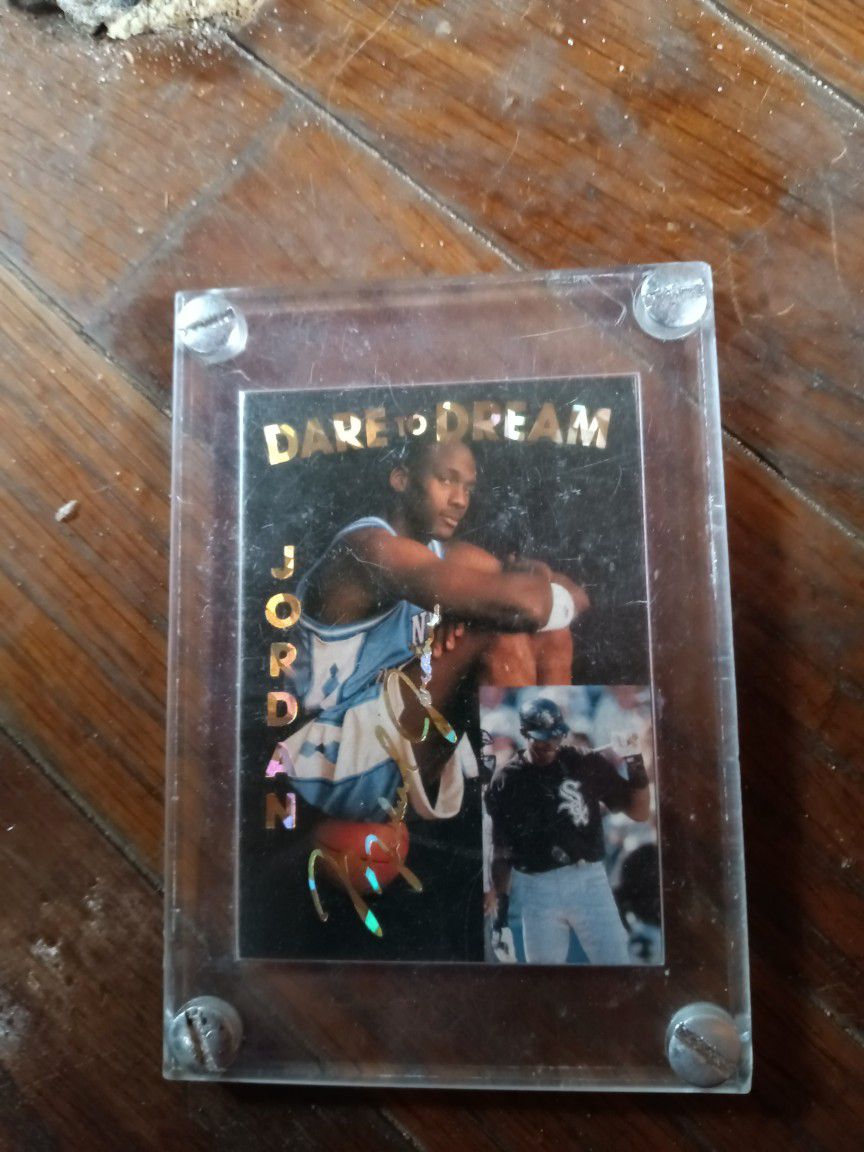 Michael Jordan Dare To Dream Signature Card