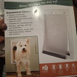 Meduim Sized Dog Door( New) Sealed.some Use For Cats And Chickens Also