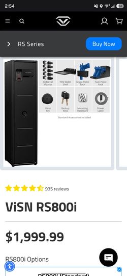 Vaultek RS800i Safe