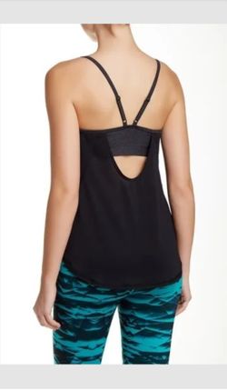 NEW Z by Zella Daybreak Workout Tank Top Gym Black