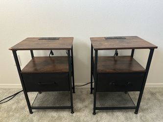 LED nightstand set