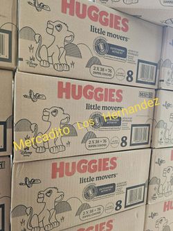 Huggies Size 8 Little Movers 76 Pañales Diapers❗️Nuevos Firm Price