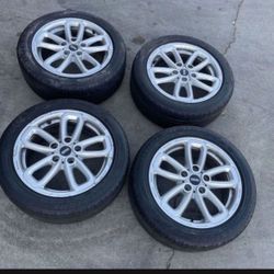 4 - 205/55r17 5x120 5x4.72 Mini Cooper Countryman Wheels Rims Good Tires!!!!!!!!!!