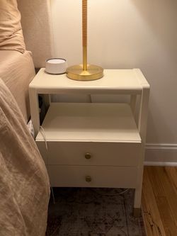 Set of 2 SAFAVIEH Cove 2-Drawer 1-Shelf Accent Tables