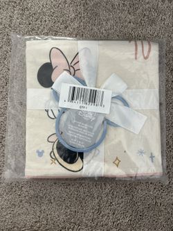 Disney Mickey Minnie Mouse Baby Infant Milestone Blanket