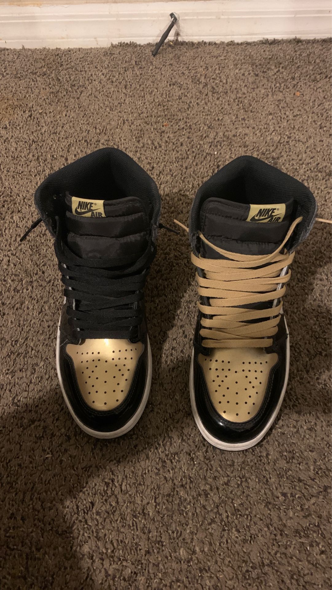 Gold toe 1s size 10