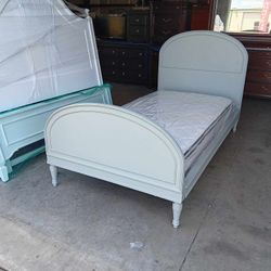 Antique Twin Wood Bed