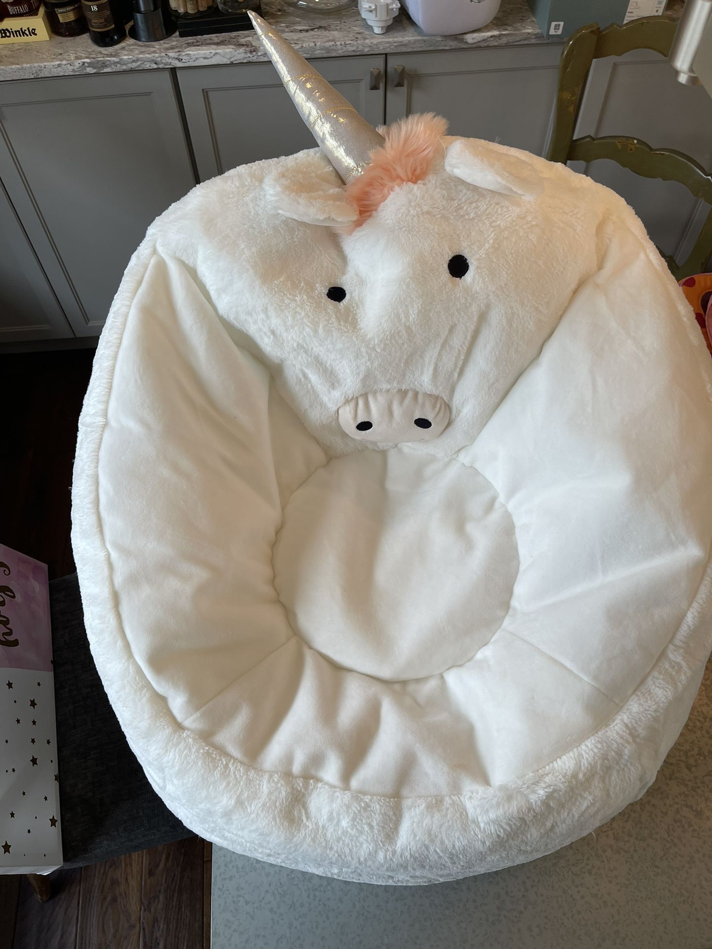 Unicorn kids bean Bag Chair - pillow fort
