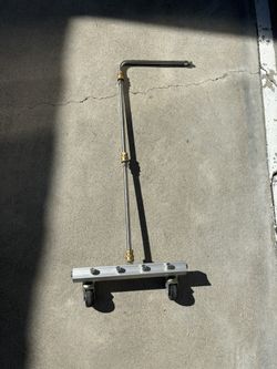 undercarriage pressure washer attachment