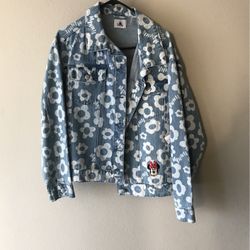 Disney Mini Mouse Jean Jacket XL New 