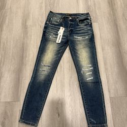 Purple Men’s Jeans Size 34 Or 38