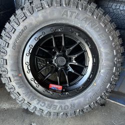 LOCK OFF ROAD RIMS 17” 6X139/7 RINES Y LLANTAS TACOMA 4RUNNER CHEVY GMC SIERRA