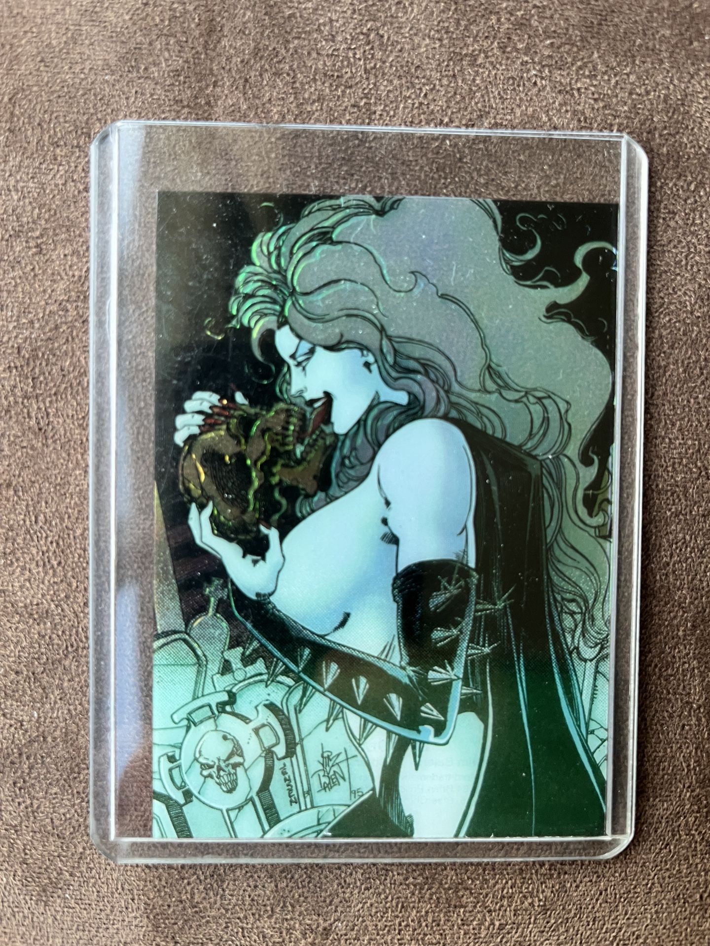 Lady Death / Evil Ernie Chromium Promo Cards