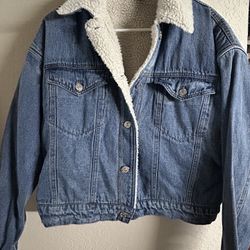 Women’s Sherpa Denim Jacket 