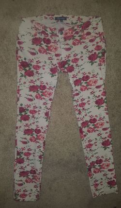 Pants floral print