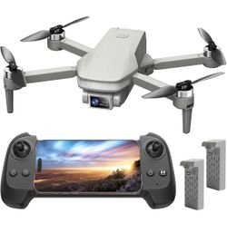 4K Camera for Adults, Brushless Motor Drones for Kids Beginners,FPV Foldable, Optical Flow & Altitude Hold, WiFi Live Video, Gesture/Voice Controlt