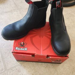 Men's Red Back Boots Size 13