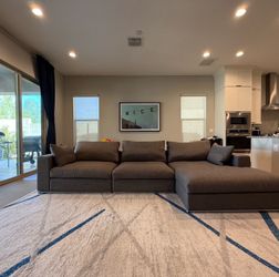 Zuri Designed Soriano Modern Sectional  Couch