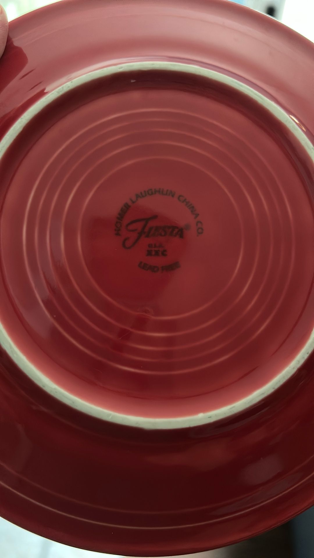Fiesta Red Plates