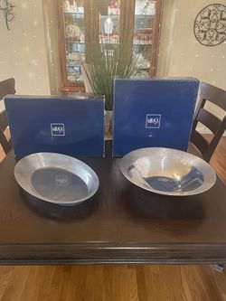 Mikasa Esprit 15" Serving Centerpiece BOWL AND OVAL PLATTER