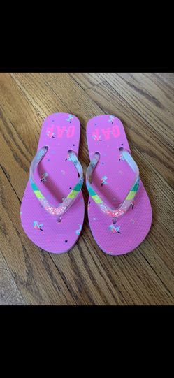 GapKids I Disney Minnie Mouse Flip Flops Size 5
