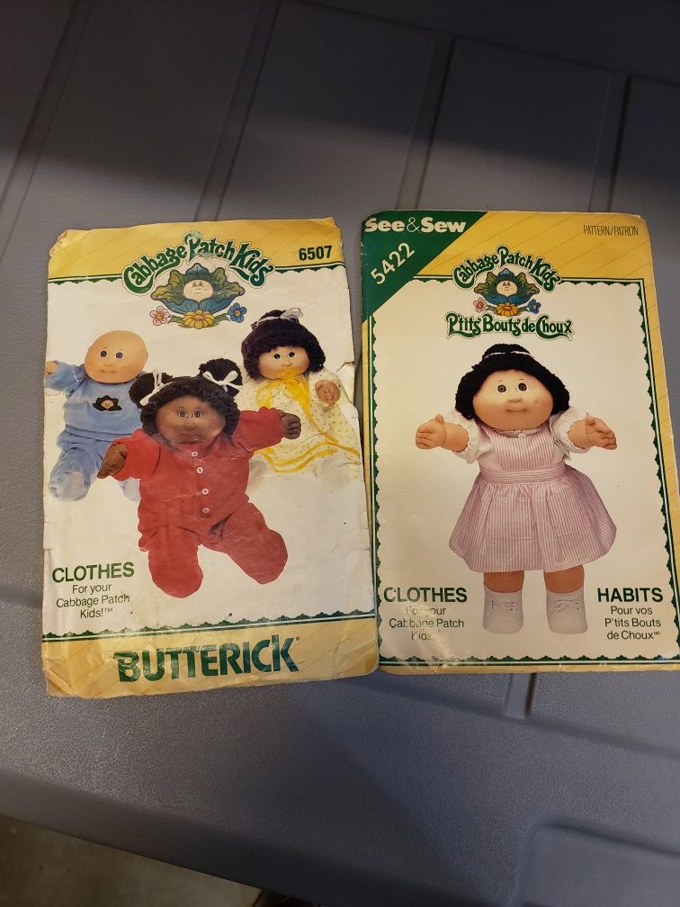 Vintage Cabbage Patch Doll Patterns