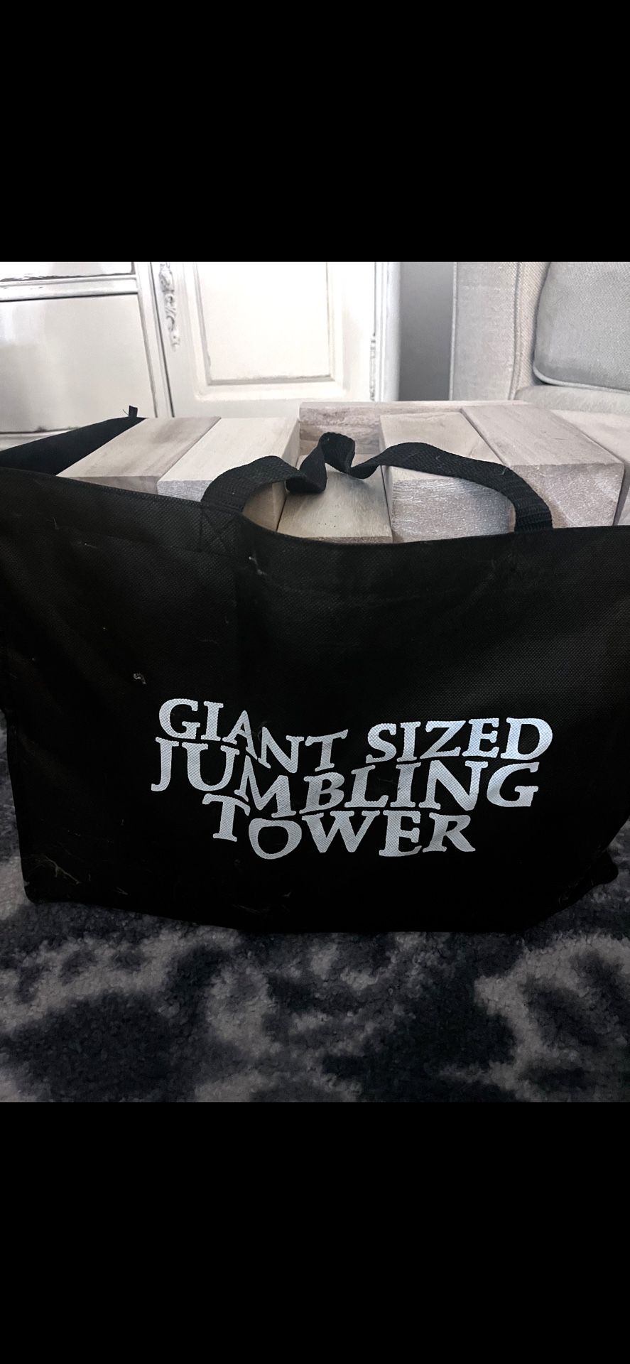 Giant Jumbling Blocks Tower