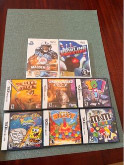 Ds and Wii games