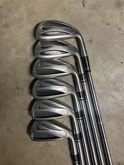 Nike Slingshot 4-9 golf irons Right Handed regular flex steel shaft