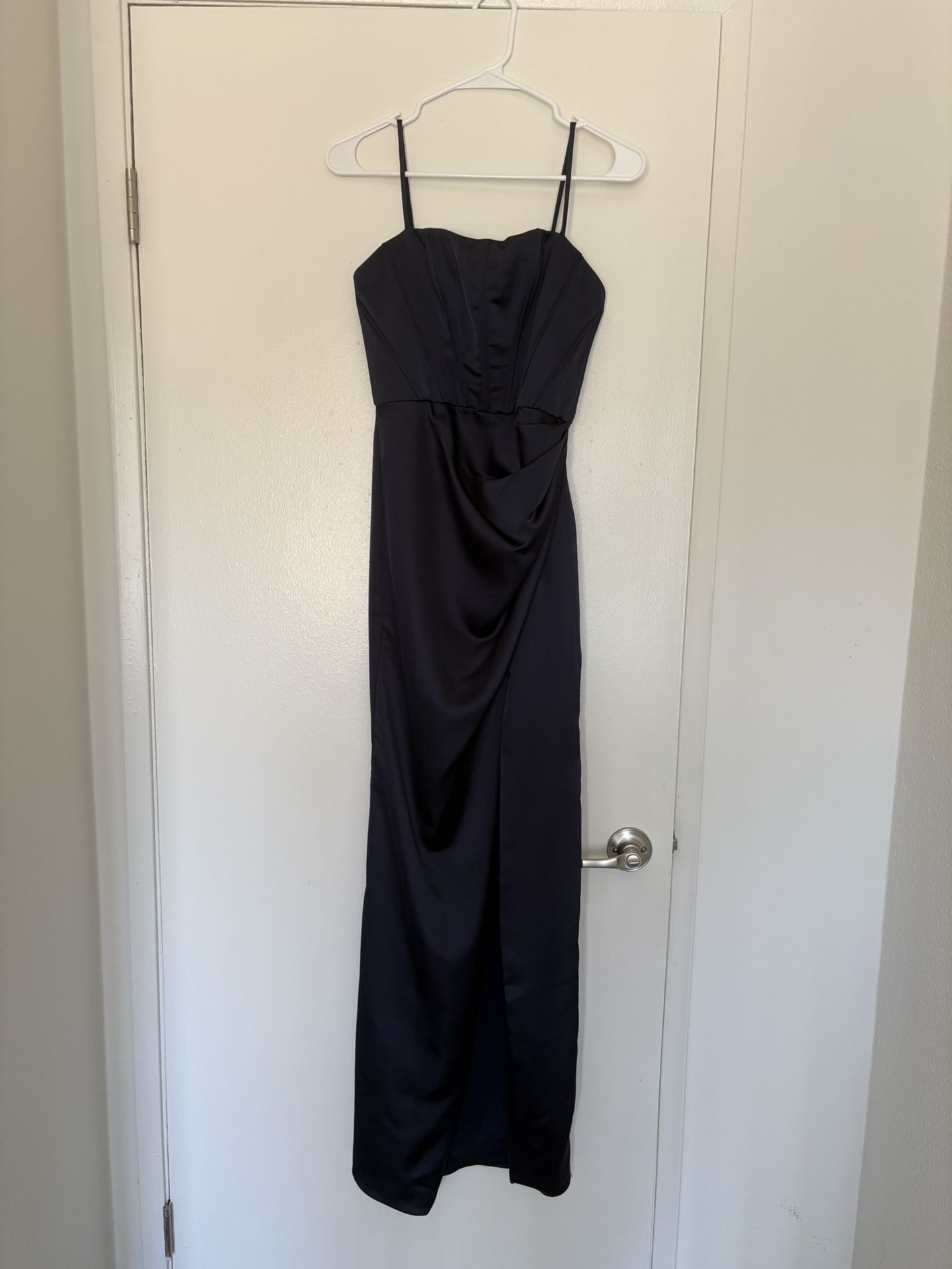 Wedding Guest Navy Blue Dress Size 4