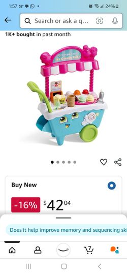 Ice cream cart.