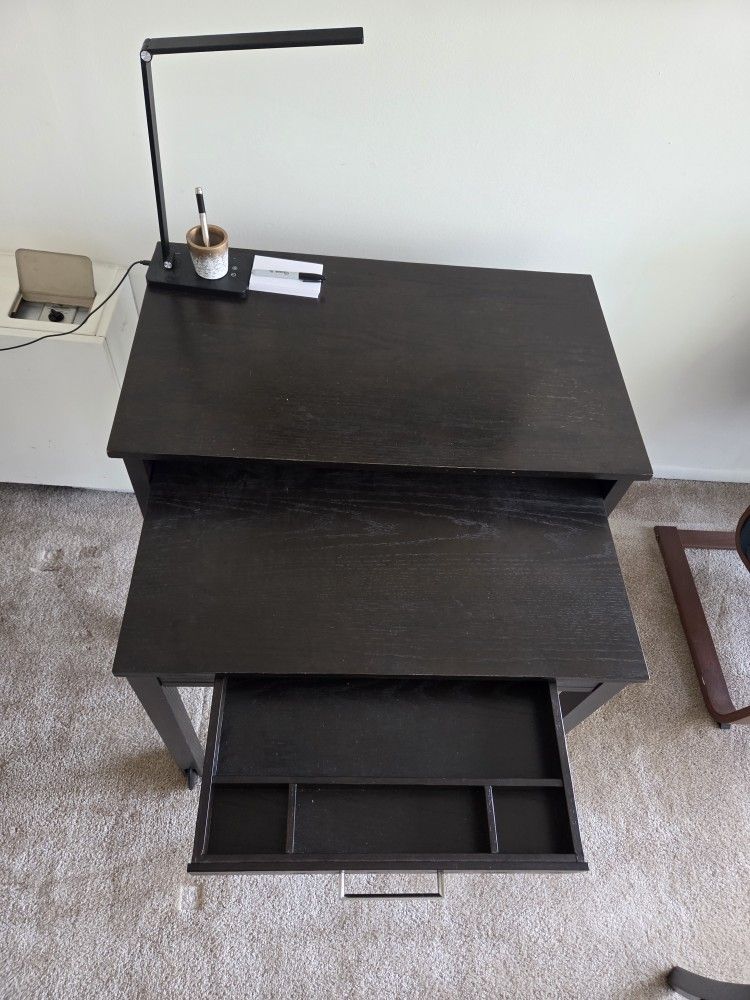 Steady Wood Desk With Extension