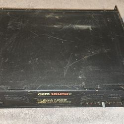 Gem Sound Power Amplifier 